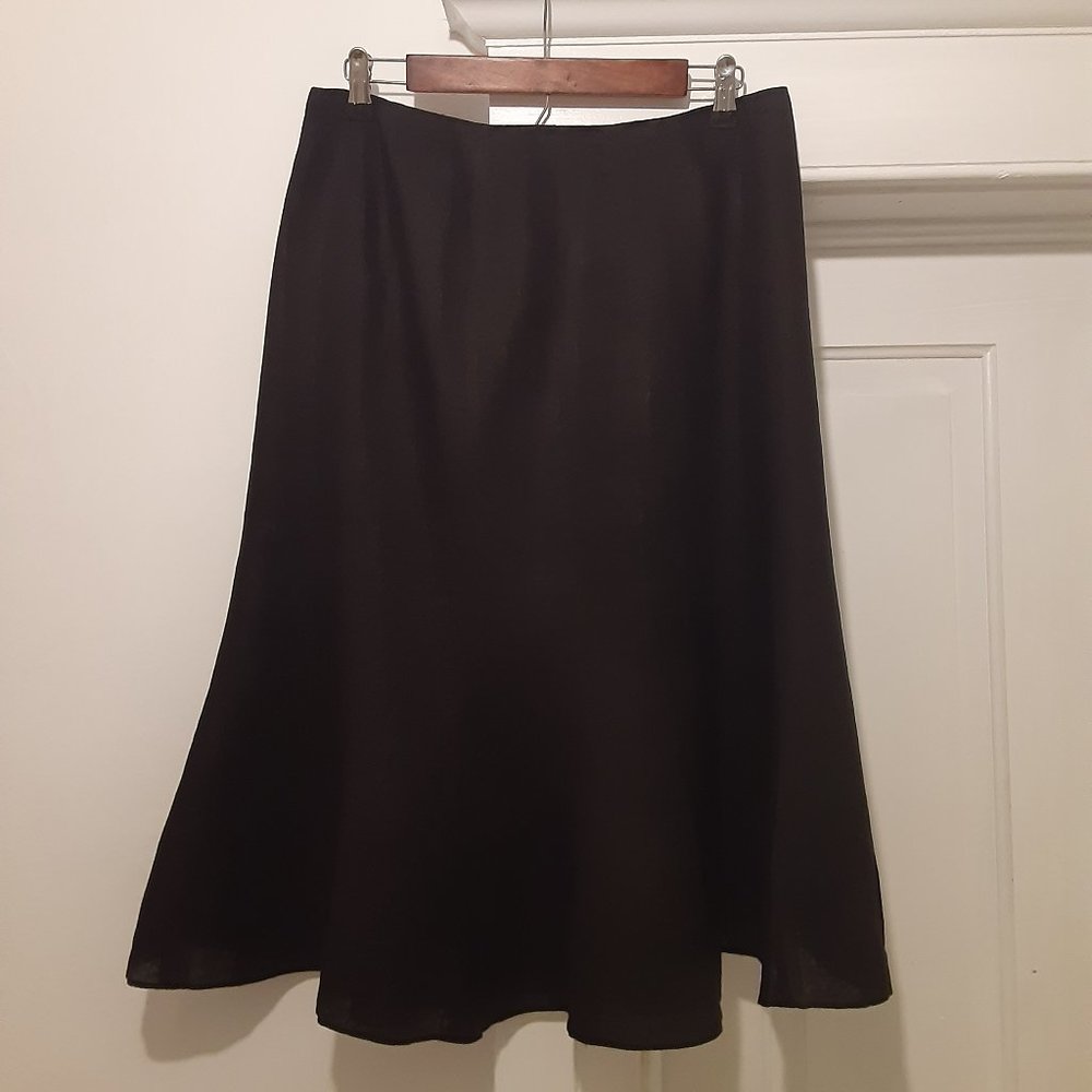 Ralph Lauren Linen Skirt, Black